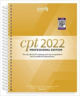 CPT 2022: Professional Edition 4th Edition