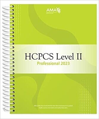 HCPCS Level II Professional Edition 2023 (HCPCS Level II (American Medical Assn)) 1st Edition
