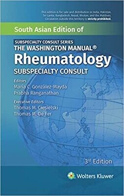 The Washington Manual Subspeciality Consult Series- Rheumatology, 3/e