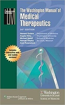 The Washington Manual of Medical Therapeutics 34th Edition