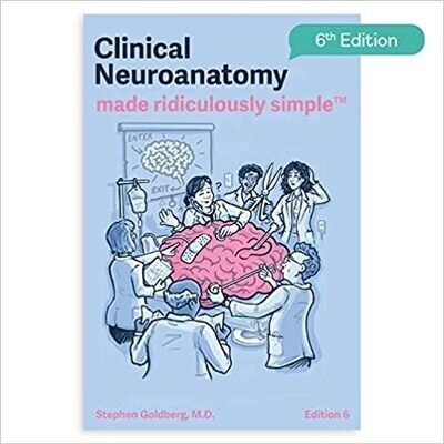 Clinical Neuroanatomy Made Ridiculously Simple, Color Edition, 6th Edition: An Incredibly Easy Way to Learn for Medical, Nursing, Nurse Practitioner, And Physician Assistant Students (MedMaster Medica