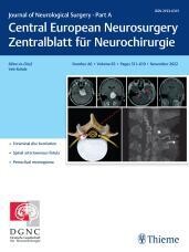 Journal of Neurological Surgery Part A: Central European Neurosurgery 2022 Full Archives