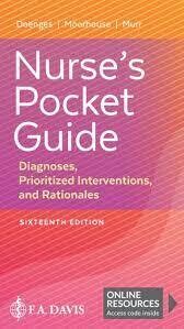 Nurse&#39;s Pocket Guide: Diagnoses, Prioritized Interventions, and Rationales Sixteenth Edición