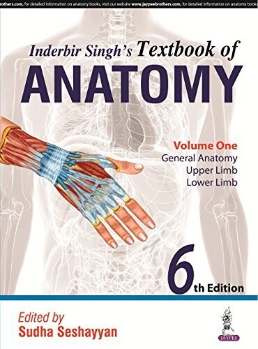 Inderbir Singh’s Textbook of Anatomy, 6th Edition, Volume 1: General Anatomy, Upper Limb, Lower Limb