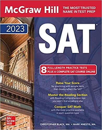 McGraw Hill SAT 2023 (McGraw Hill Education SAT) 1st Edition