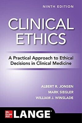Clinical Ethics: A Practical Approach to Ethical Decisions in Clinical Medicine, Ninth Edition (EPUB)