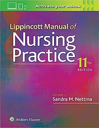 Lippincott Manual of Nursing Practice 11th Edition