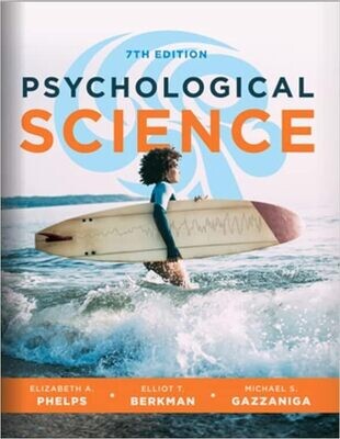 Psychological Science 7th Edition