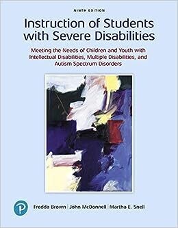 Instruction of Students with Severe Disabilities, 9th Edition
