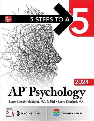 5 Steps to a 5: AP Psychology 2024
1st Edition