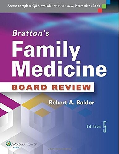 Bratton’s Family Medicine Board Review, 5th Edition (EPUB)
