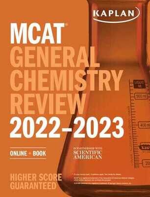 MCAT General Chemistry Review 2022-2023: Online + Book (Kaplan Test Prep)