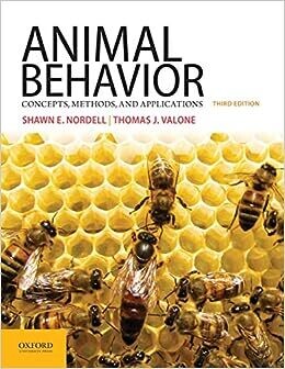 Animal Behavior: Concepts, Methods, and Applications, 3rd Edition