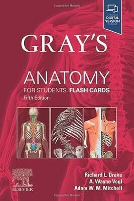 Gray&#39;s Anatomy for Students Flash Cards 5th Edition