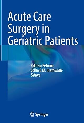 Acute Care Surgery in Geriatric Patients (EPUB)