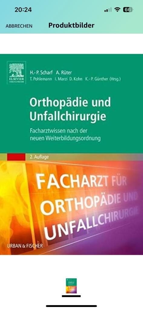 Orthopädie und Unfallchirurgie. Facharztwissen nach der neuen Weiterbildungsordnung