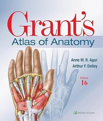 Grant&#39;s Atlas of Anatomy 16e Lippincott Connect Standalone Digital Access Card Sixteenth Edition(EPUB)