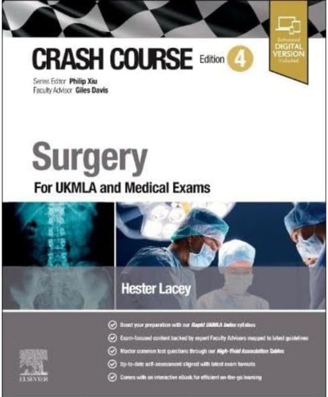 Crash Course Surgery: For UKMLA and Medical Exams, 4th Edition 2024