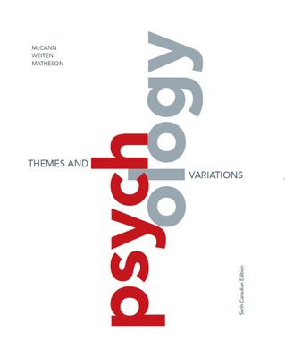 Psychology: Themes and Variations, 6th Edition 2024