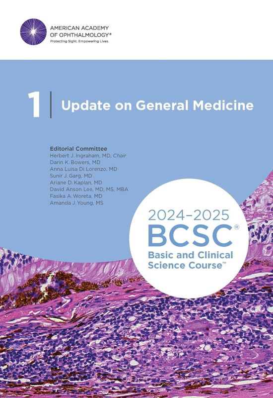 2024-2025 Basic and Clinical Science Course, American Academy of Ophthalmology Complete Set of 13 books