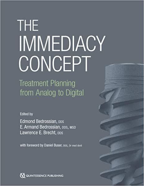 The Immediacy Concept: Treatment Planning From Analog To Digital