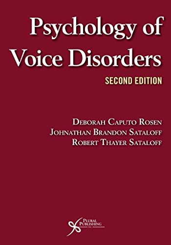 Psychology of Voice Disorders, Second Edition