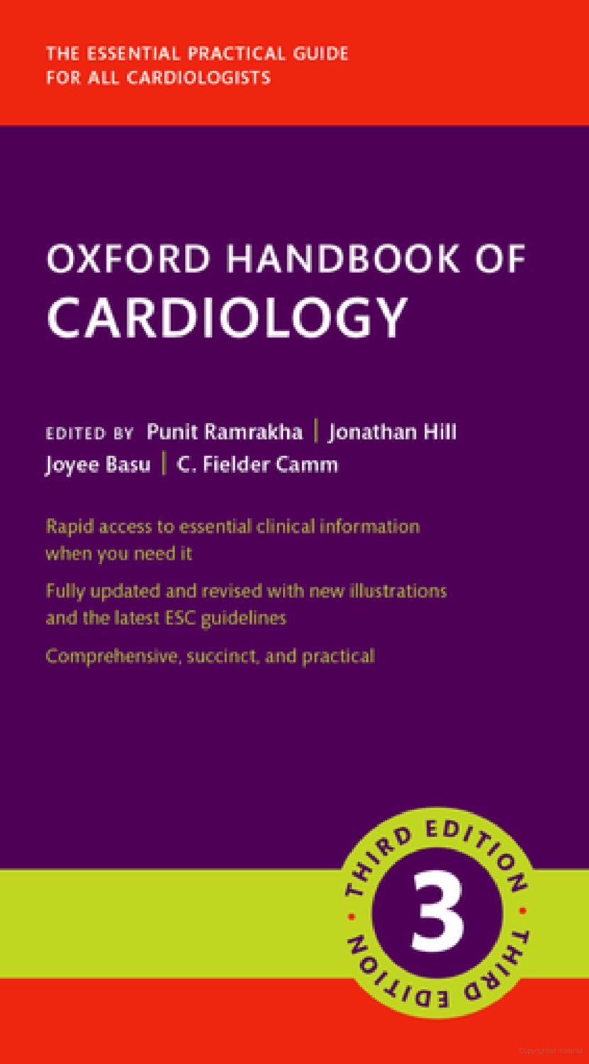 Oxford Handbook of Cardiology (Oxford Medical Handbooks), 3rd edition 2025