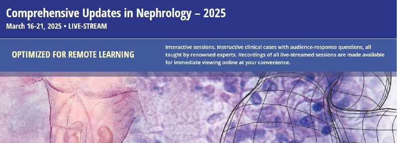 Harvard Comprehensive Updates in Nephrology 2025 (Videos with subtitles + Slides)