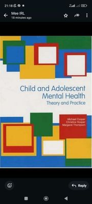 Child and Adolescent Mental Health Theory and Practice