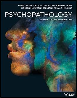 Psychopathology, 2nd Australasian Edition