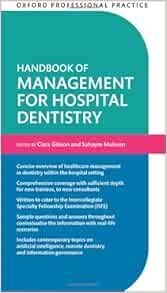 Oxford Professional Practice: Handbook of Management for Hospital Dentistry