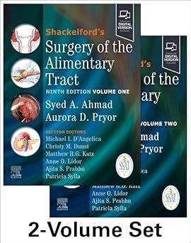 Shackelford’s Surgery of the Alimentary Tract, 2 Volume Set, 9th Edition (Original PDF from Publisher)