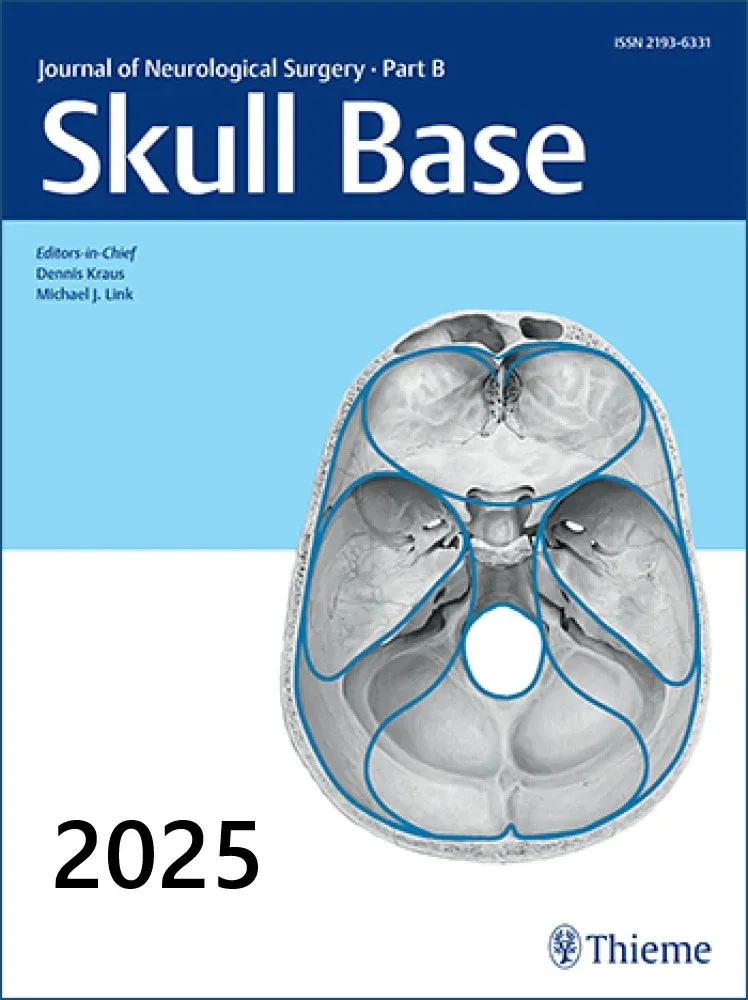 Skull Base The Journal of Neurological Surgery