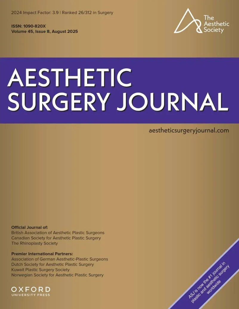 Aesthetic Surgery Journal Volume 45, Issue 8, August 2025 (True PDF+Videos)
