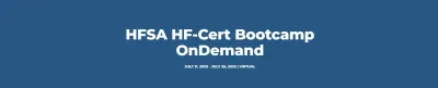 HFSA HF-Cert Bootcamp 2023 (Videos with subtitles + Slides