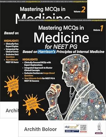 Mastering MCQs in Medicine for NEET PG (2 Volumes) (Converted PDF)