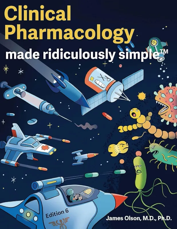 Clinical Pharmacology Made Ridiculously Simple: Color Edition, 6th Edition