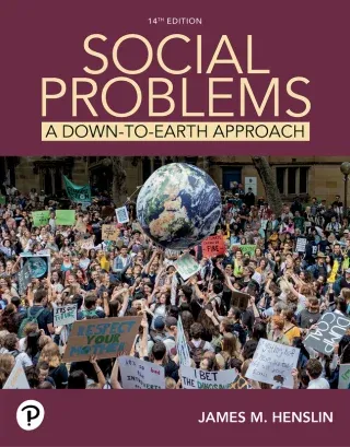 Social Problems: A Down-to-Earth Approach, 14th Edition 
