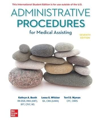 Medical Assisting: Administrative Procedures