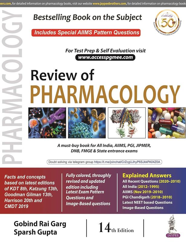 Review of Pharmacology, 14th Edition