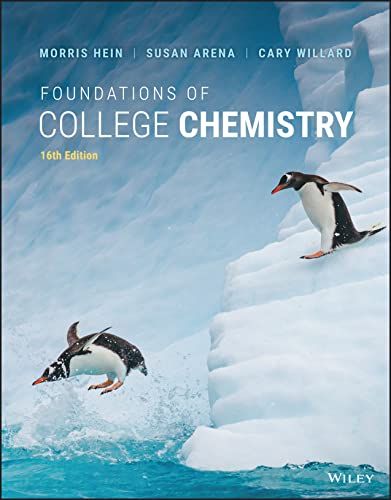 Foundations of College Chemistry, 16th Edition
