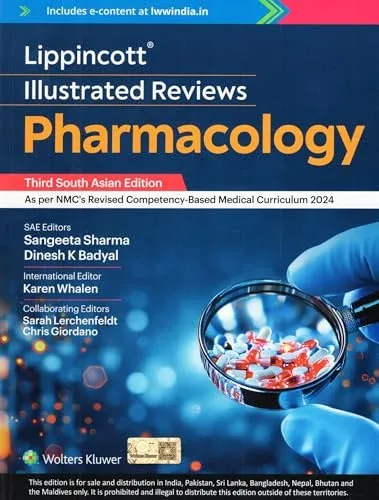 Lippincott Illustrated Reviews Pharmacology, 8th Edition, 3rd South Asian Edition (Scanned PDF)