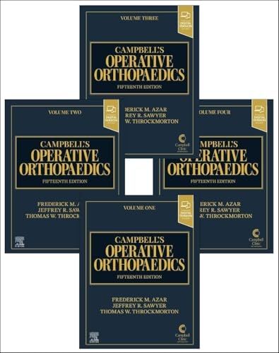 Campbell’s Operative Orthopaedics, 4-Volume Set, 15th edition (True PDF) 2026