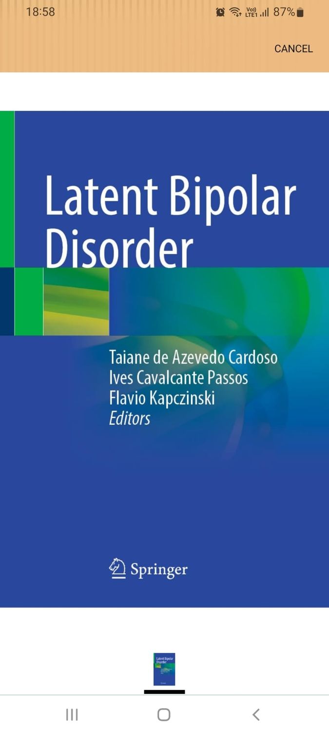 Latent Bipolar Disorder (Original PDF from Publisher)