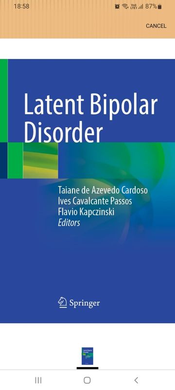 Latent Bipolar Disorder (Original PDF from Publisher)