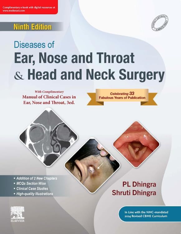 Diseases of Ear, Nose and Throat and Head and Neck Surgery, 9th Edition