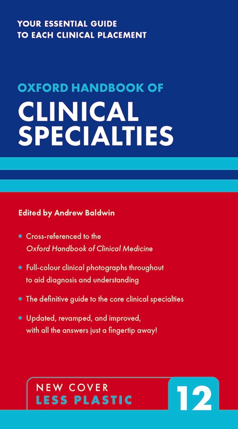 Oxford Handbook of Clinical Specialties, 12th Edition