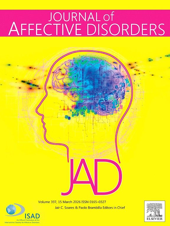 JOURNAL of AFFECTIVE DISORDERS