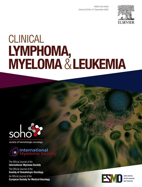 CLINICAL LYMPHOMA, MYELOMA &amp; LEUKEMIA
