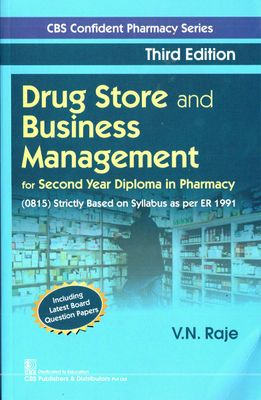 Drug Store and Business Management (CBS Confident Pharmacy Series), 3rd Edition
